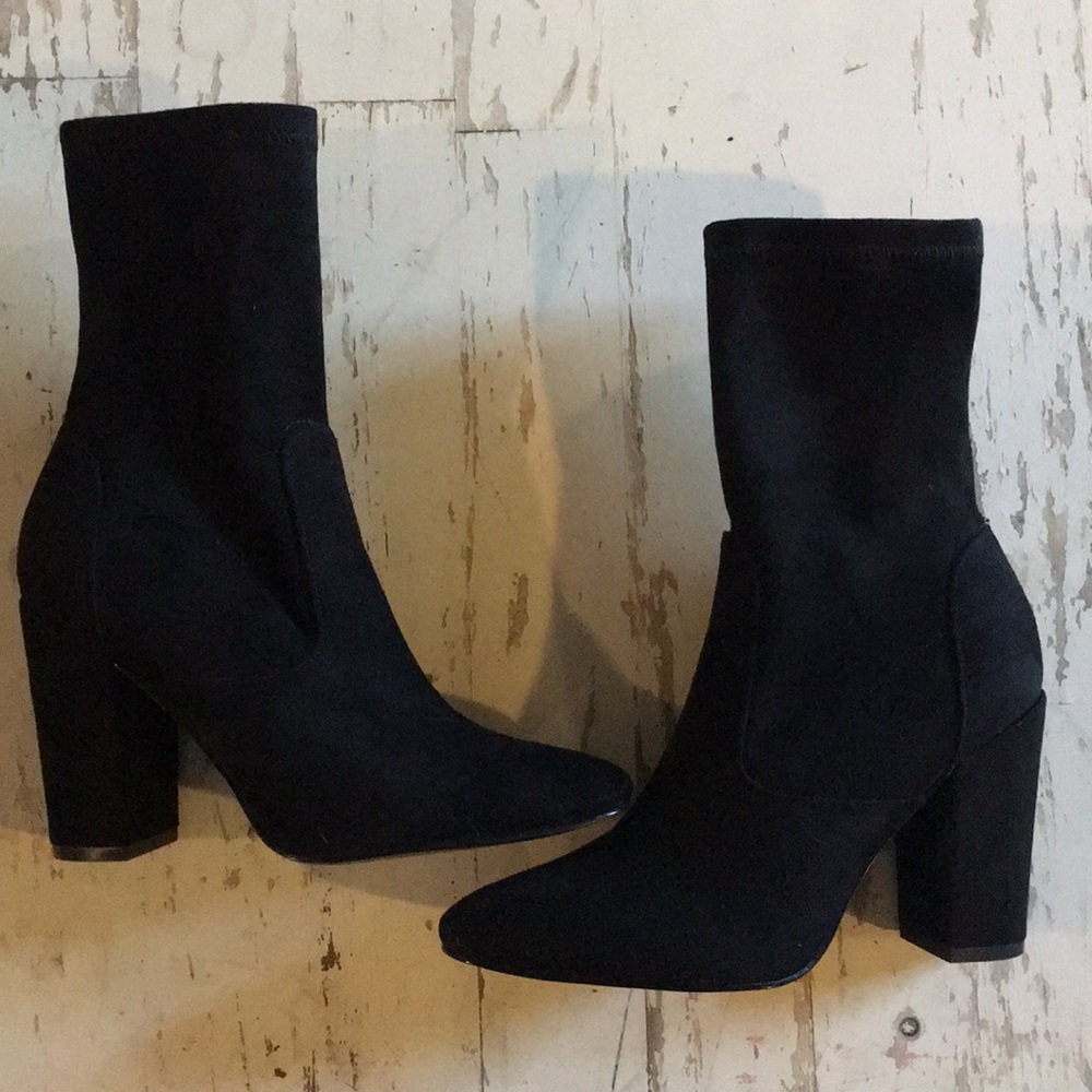 Ivanka Trump black booties